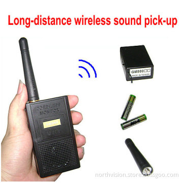 Long-Distance Wireless Sound Pick-up, Audio Transmitter, Distance 3km-7km. Ism/UHF Band (GM980)